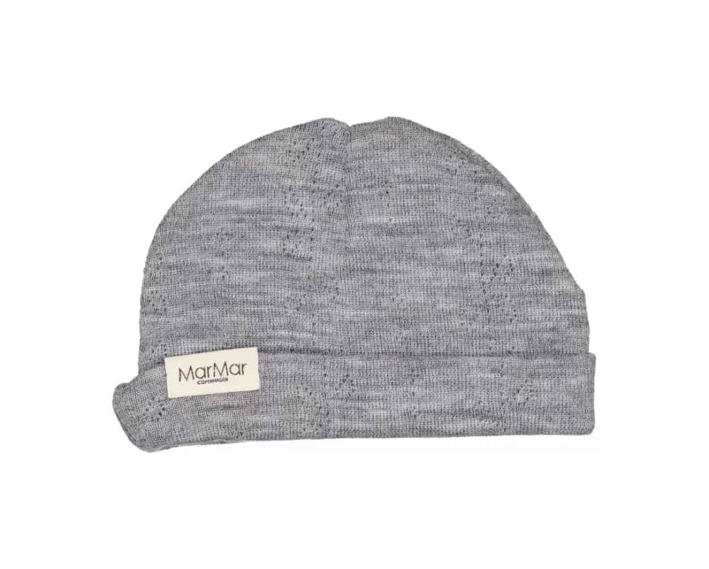 MarMar Copenhagen Uld>Aiko, Uld Pointelle Hue Grey Melange