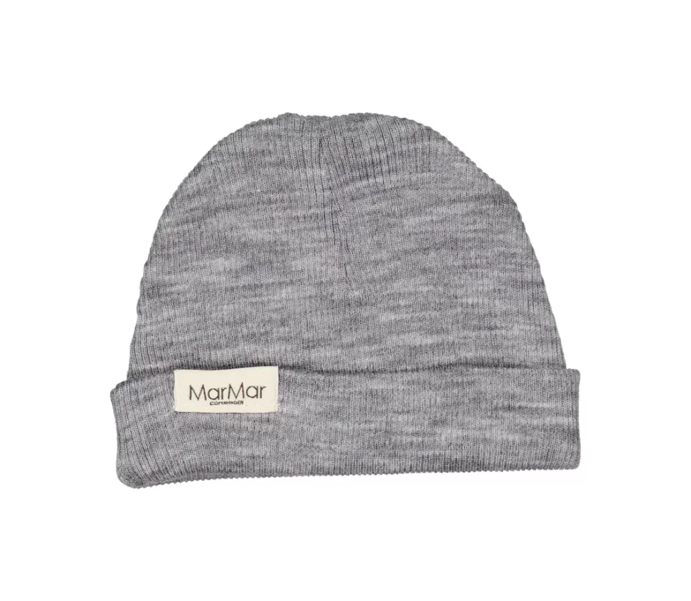 MarMar Copenhagen Solhatte & Huer>Aiko, Uld Rib Hue Grey Melange