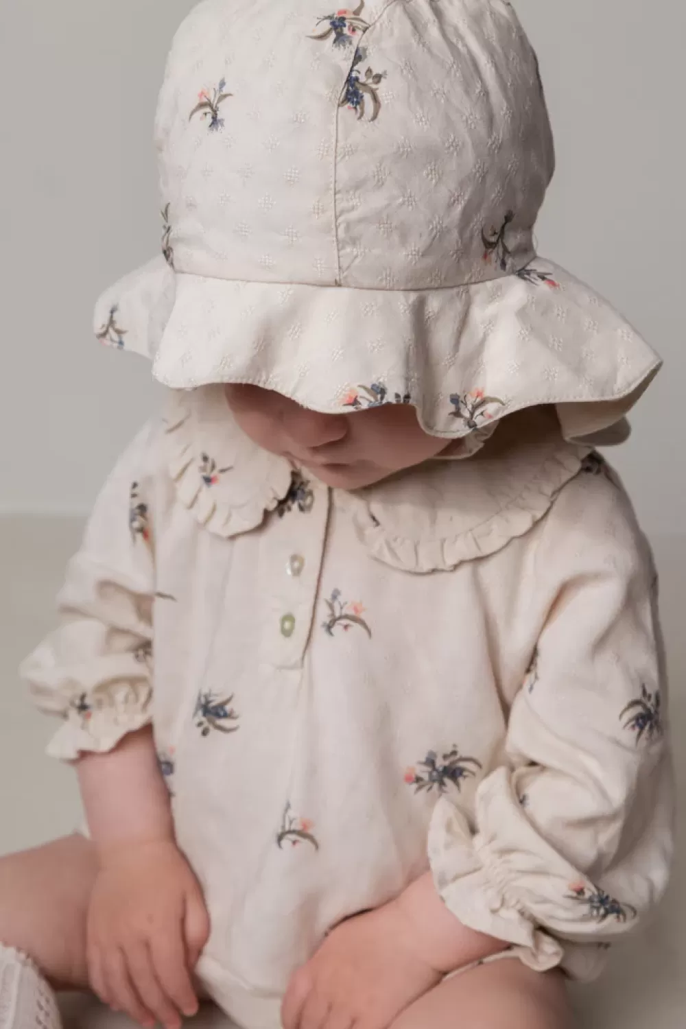 MarMar Copenhagen Solhatte & Huer>Alba Baby L, Sommerhat Spring Bloom