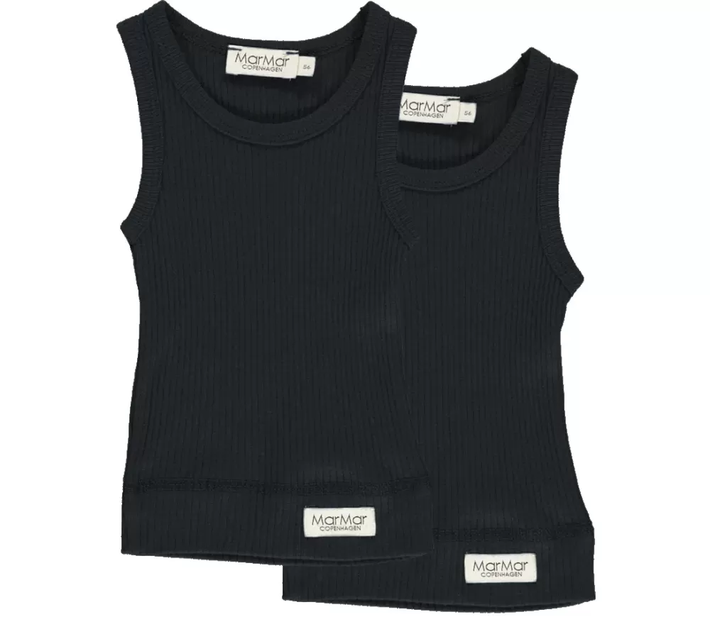 MarMar Copenhagen Undertøj>Baby Sleeveless 2-Pack, Undertøj Black