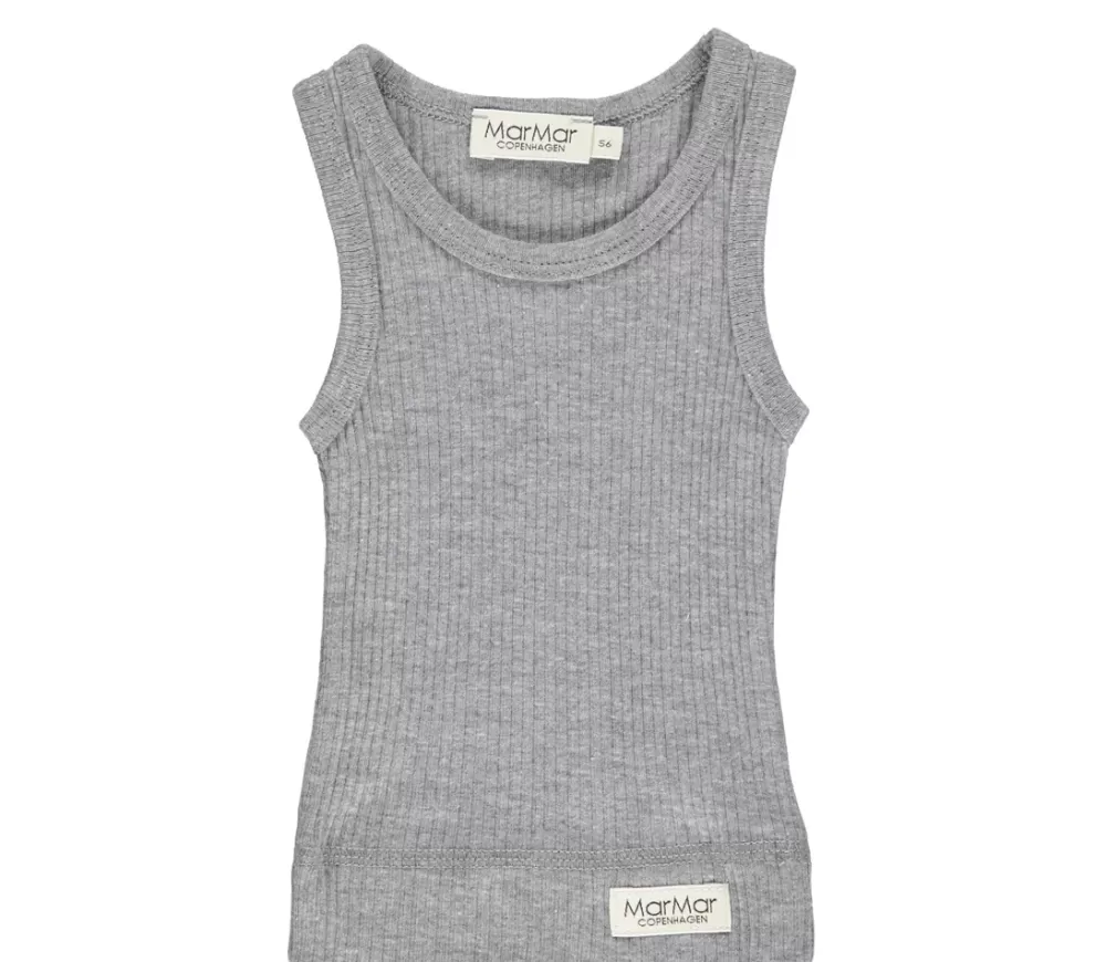 MarMar Copenhagen Undertøj>Baby Sleeveless 2-Pack, Undertøj Grey Melange