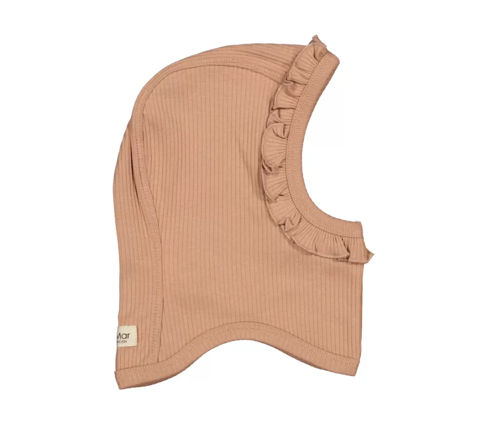 MarMar Copenhagen Accessories>Balaclava Frill, Elefanthue Rose Brown