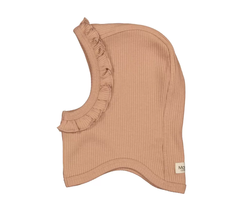 MarMar Copenhagen Accessories>Balaclava Frill, Elefanthue Rose Brown