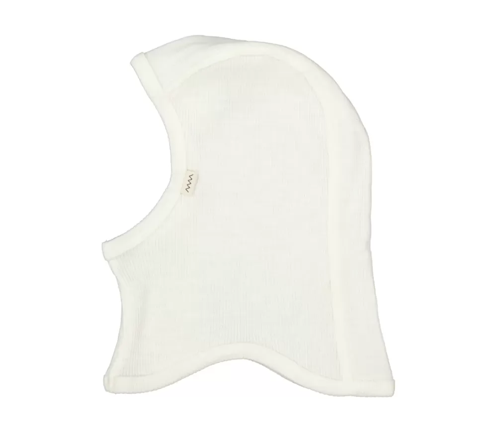 MarMar Copenhagen Accessories>Balaclava, Uld Rib Elefanthue Natural