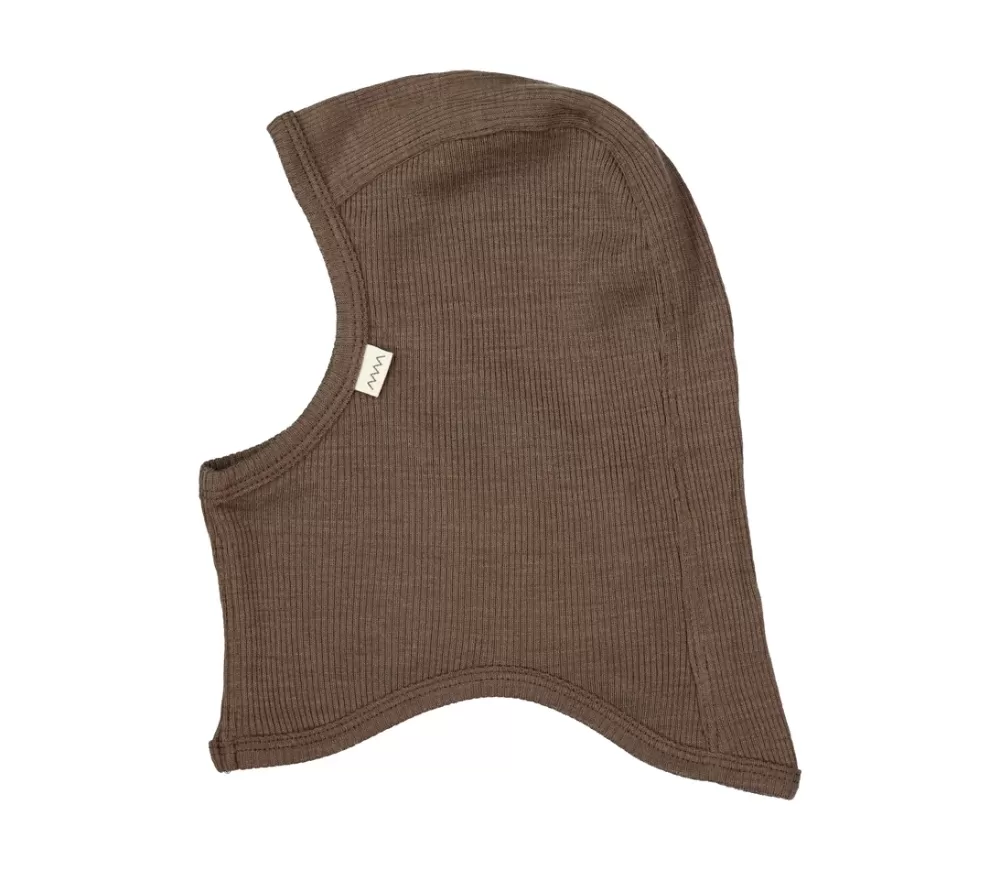 MarMar Copenhagen Accessories>Balaclava, Uld Rib Elefanthue Terre