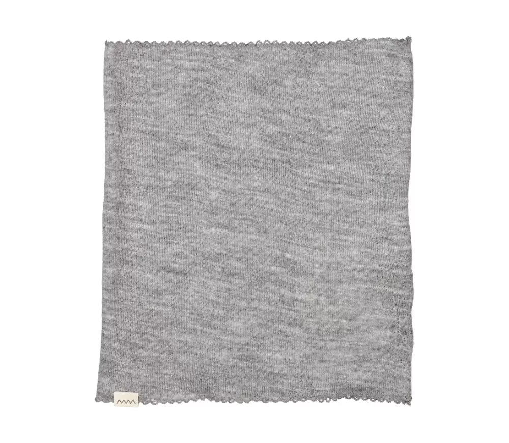 MarMar Copenhagen Halsedisser & Tørklæder>Buff, Uld Pointelle Halsedisse Grey Melange