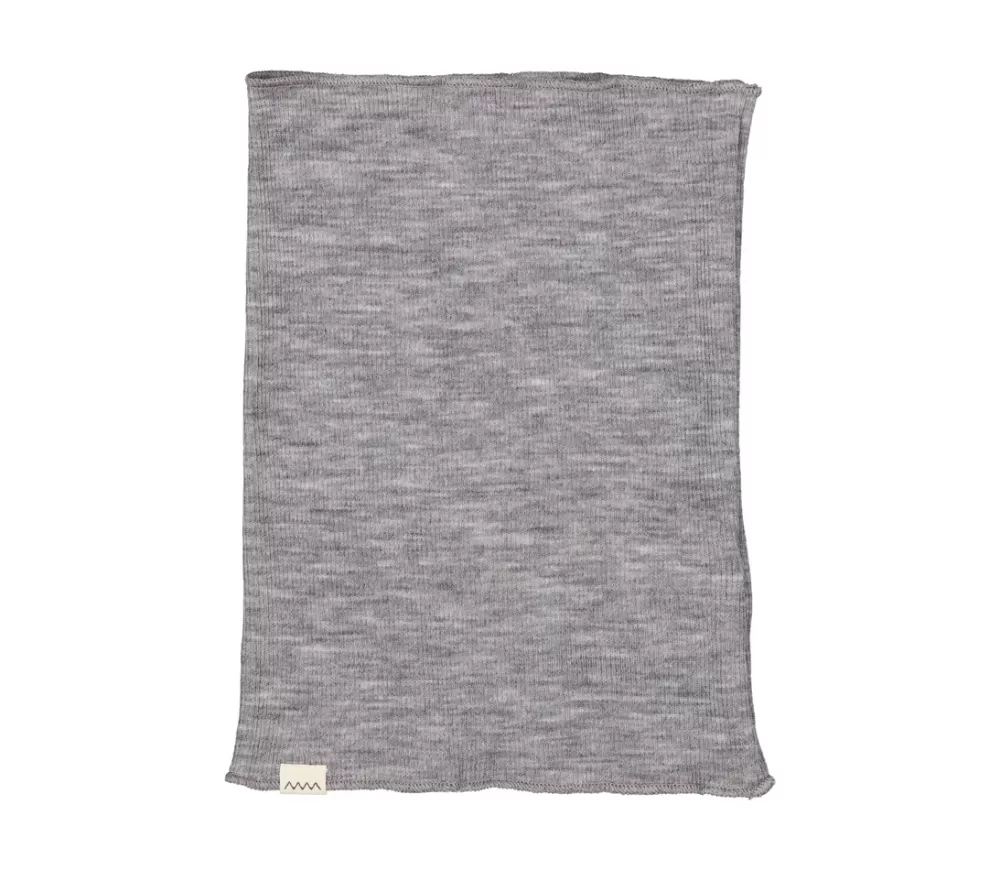 MarMar Copenhagen Halsedisser & Tørklæder>Buff, Uld Rib Halsedisse Grey Melange