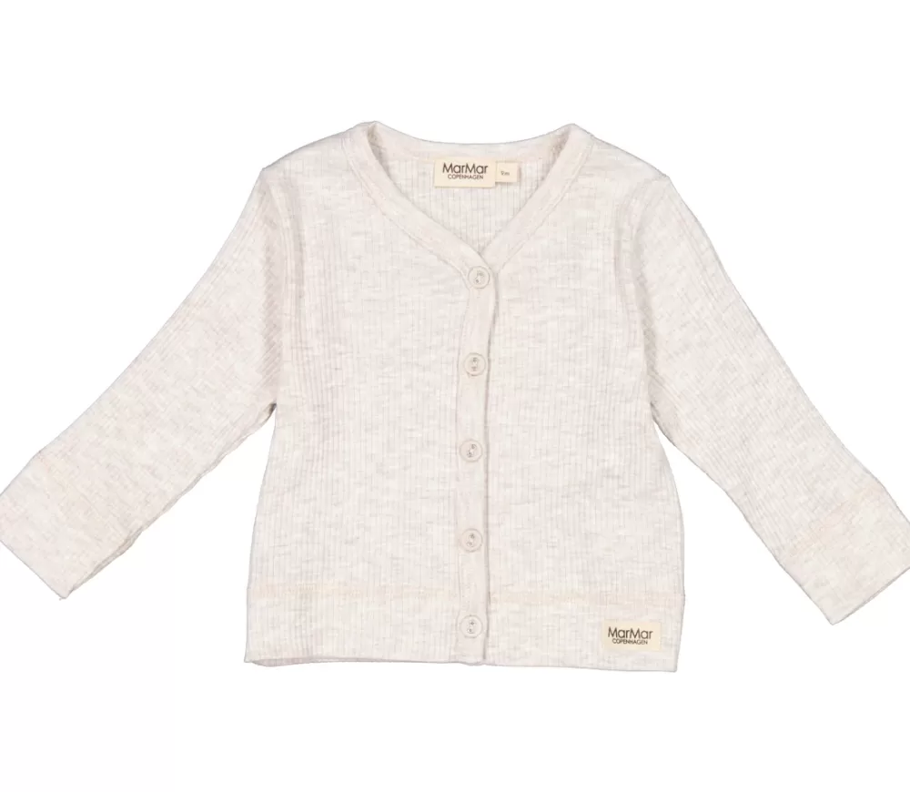 MarMar Copenhagen Overdele>Cardigan, Cardigan Beige Melange