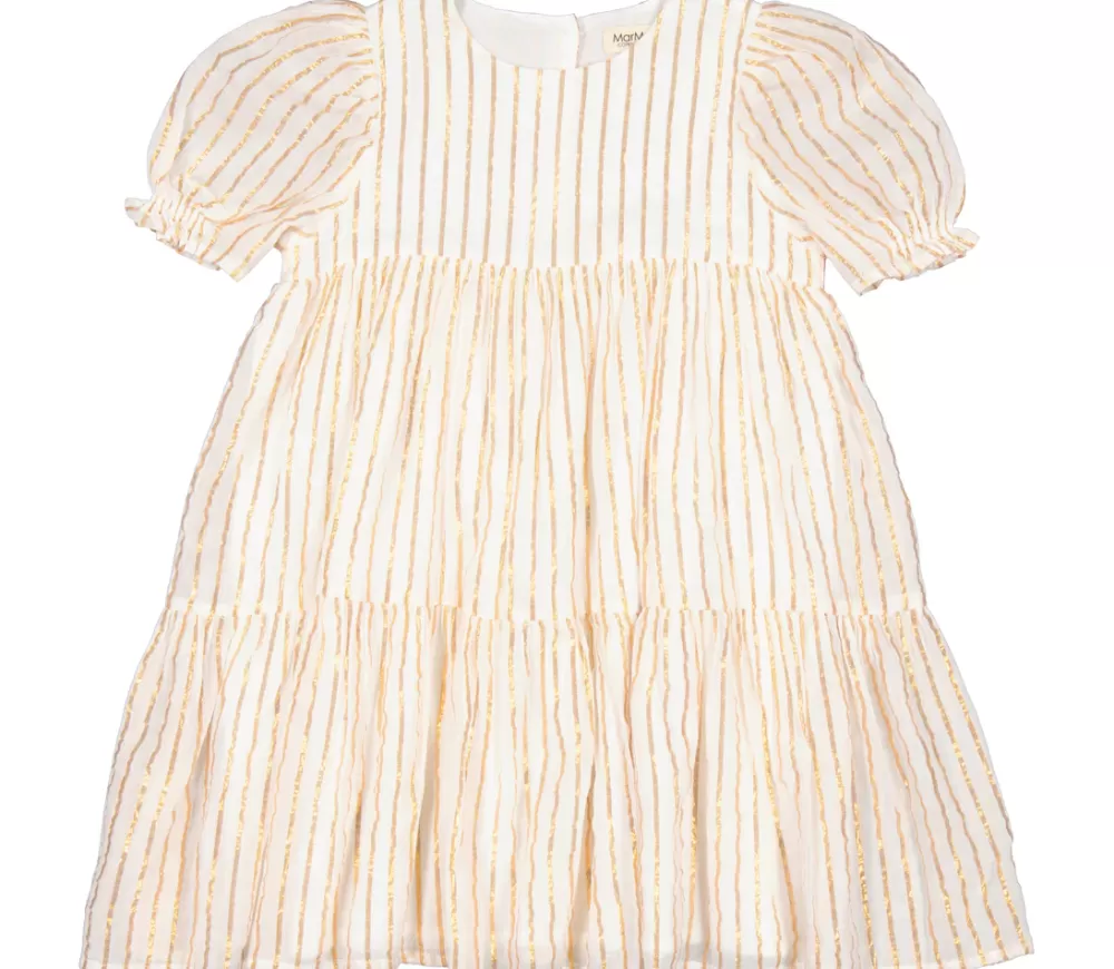 MarMar Copenhagen Kjoler>Damita, Kjole Gold Stripes