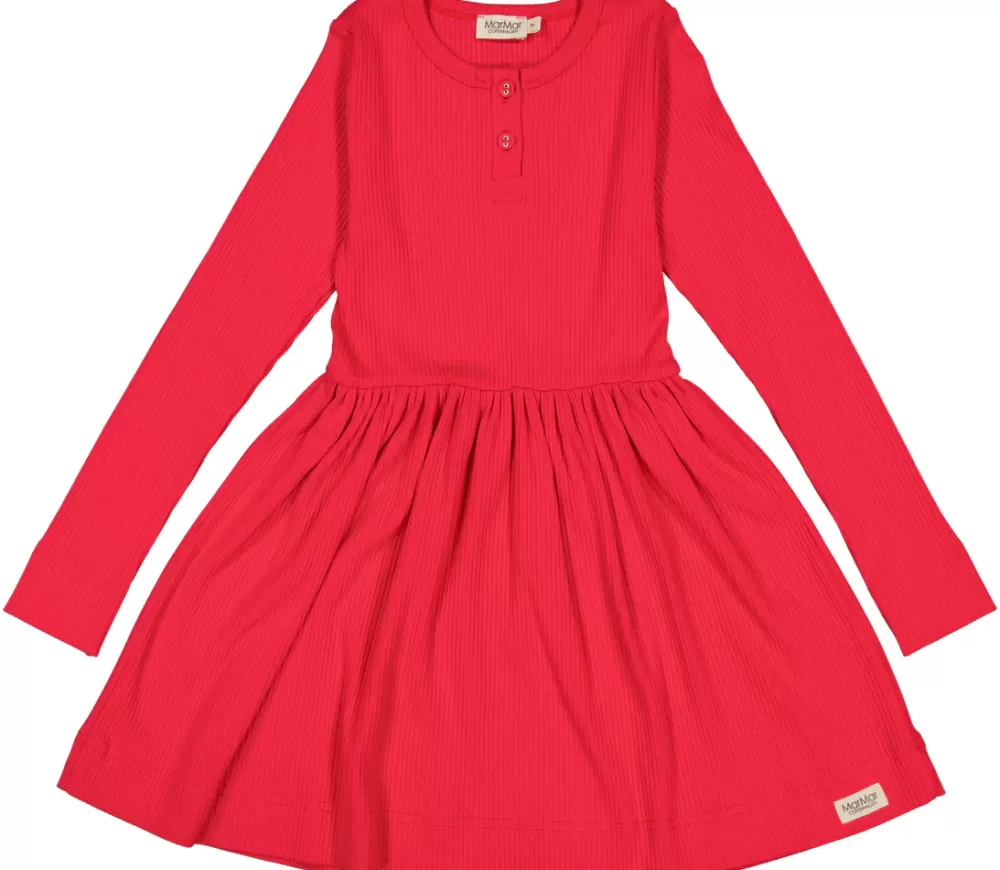 MarMar Copenhagen Overdele>Dress Dira, Kjole Red Currant