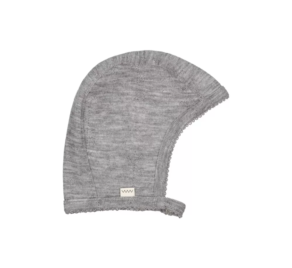 MarMar Copenhagen Uld>Hoody, Hue Grey Melange