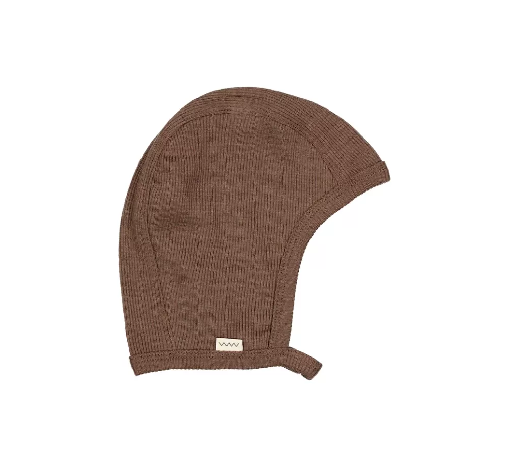 MarMar Copenhagen Uld>Hoody, Uld Rib Hue Terre