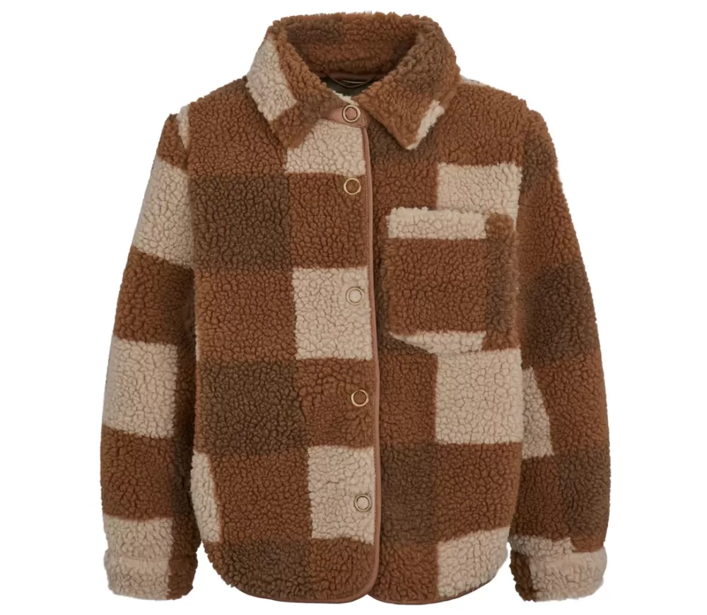 MarMar Copenhagen Fleece & Teddy>Jack, Teddybear Jakke Chunky Hazel Check