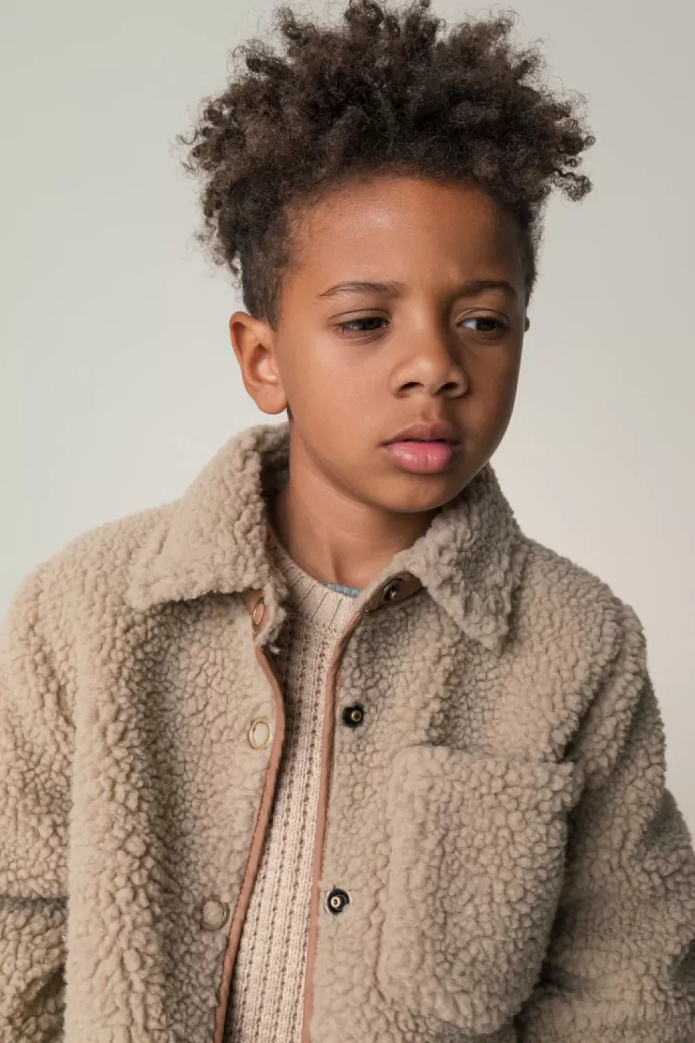 MarMar Copenhagen Fleece & Teddy>Jack, Teddybear Jakke Sandstone