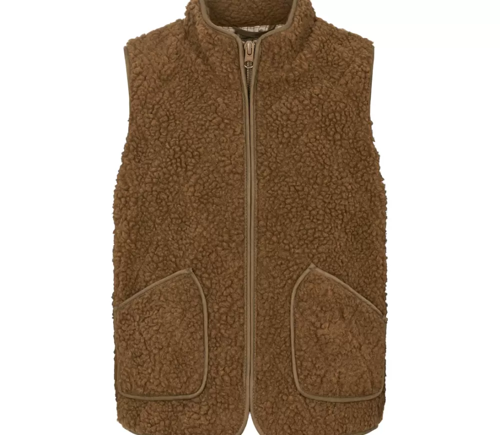 MarMar Copenhagen Fleece & Teddy>Joby, Fleecevest Bark