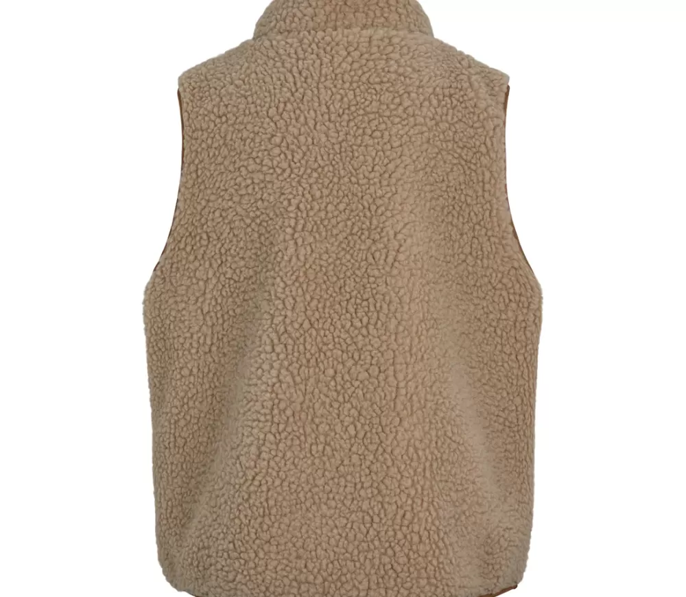 MarMar Copenhagen Fleece & Teddy>Joby, Teddybear Vest Sandstone