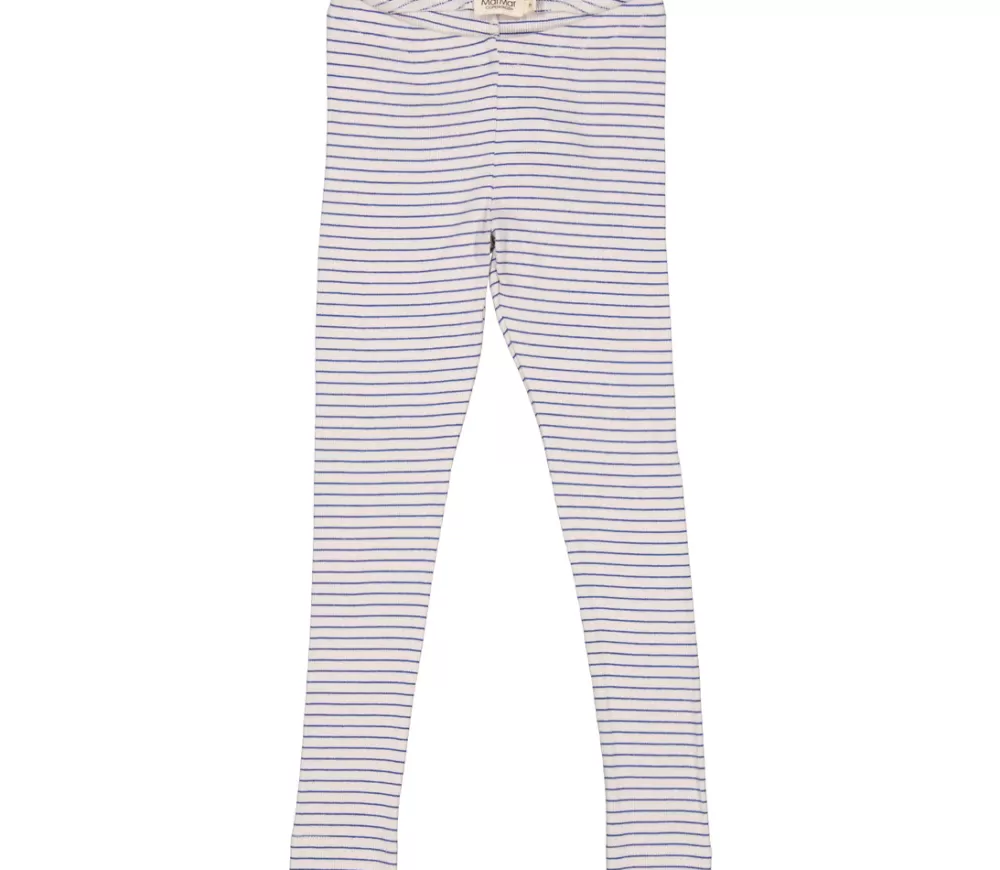 MarMar Copenhagen Underdele>Leg, Leggings Space Blue Stripe