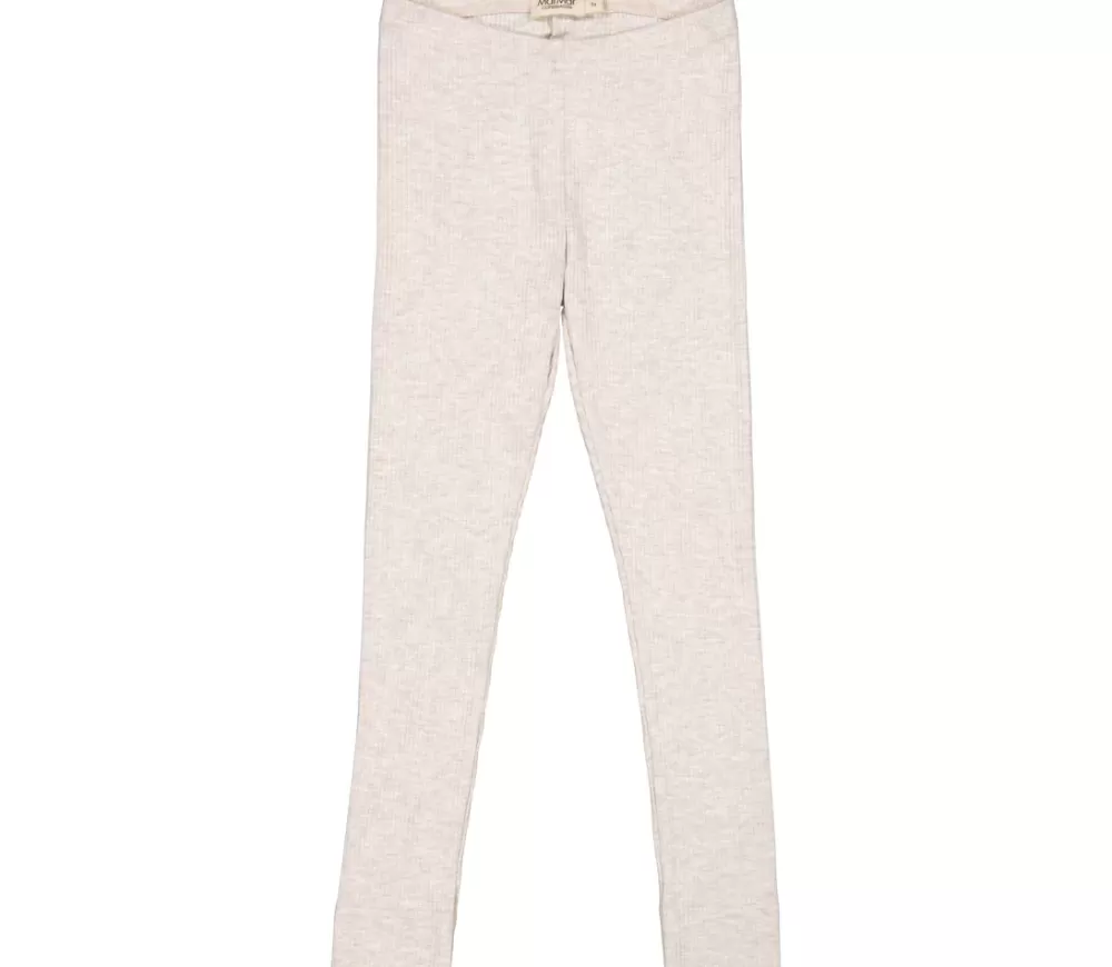 MarMar Copenhagen Underdele>Leg, Leggings Beige Melange