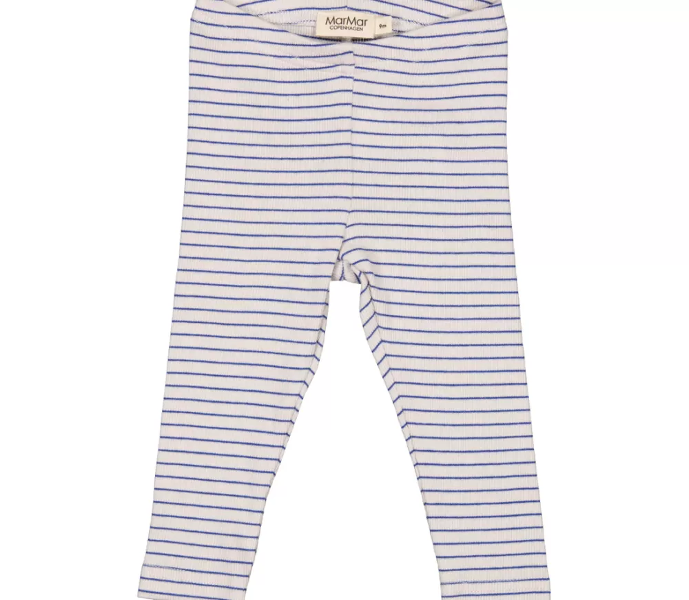 MarMar Copenhagen Underdele>Leg, Leggings Space Blue Stripe