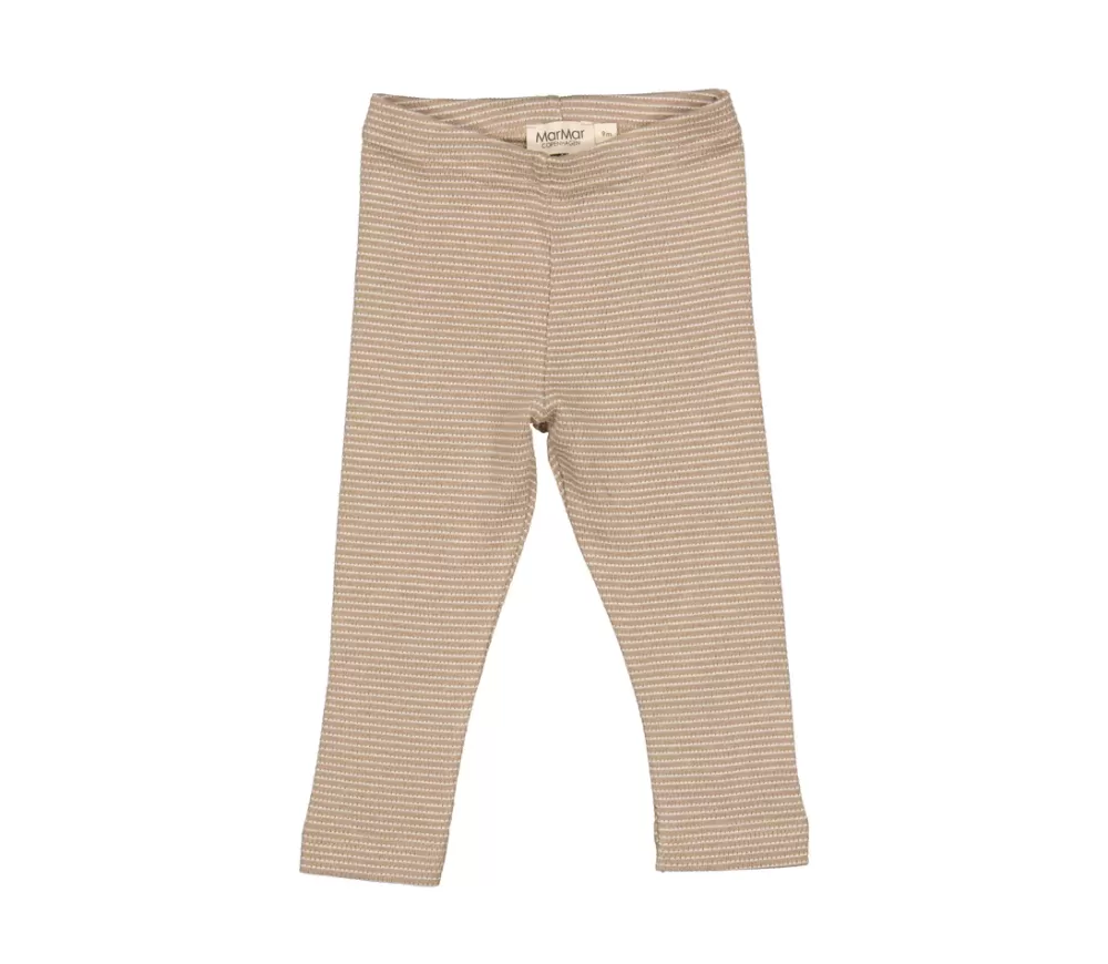 MarMar Copenhagen Underdele>Leg, Leggings Sandstone Stripe