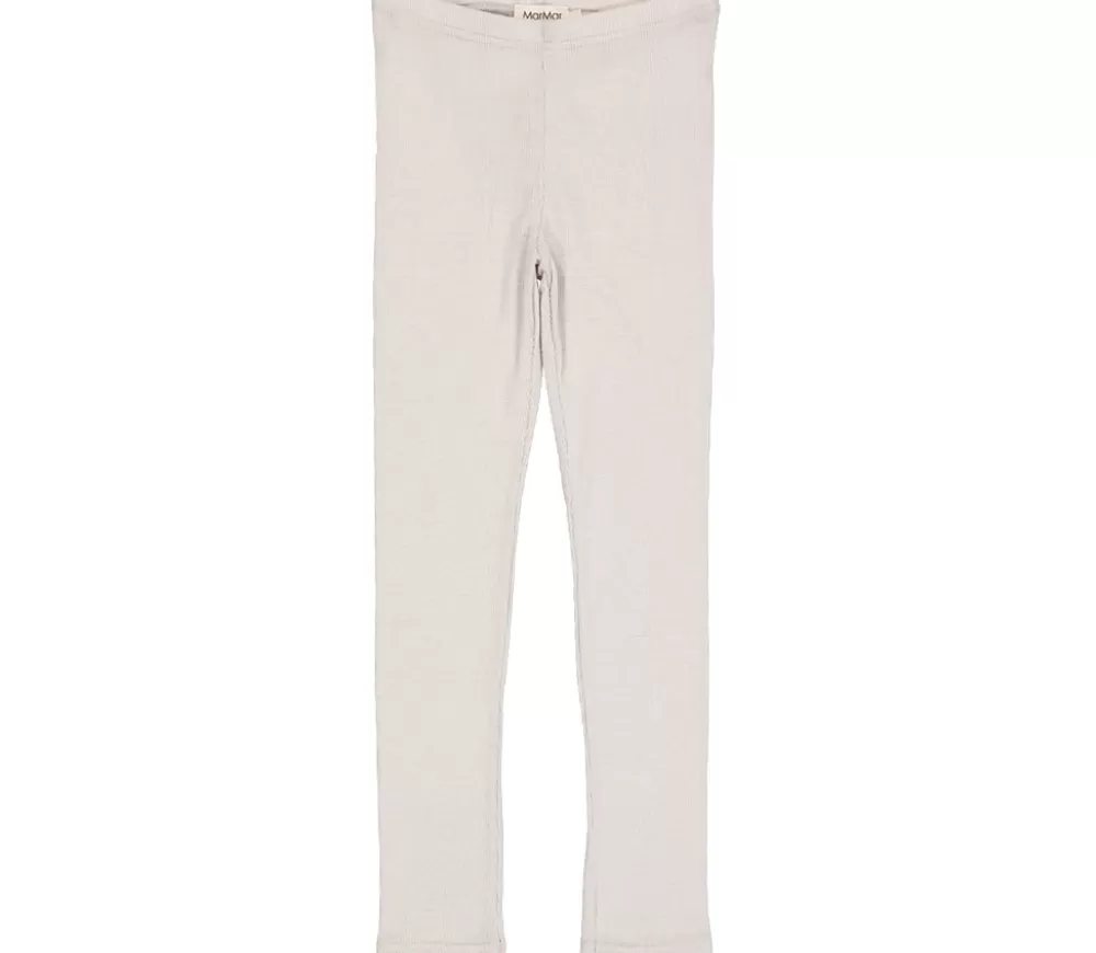 MarMar Copenhagen Bukser>Leg, Uld Rib Leggings Pepple