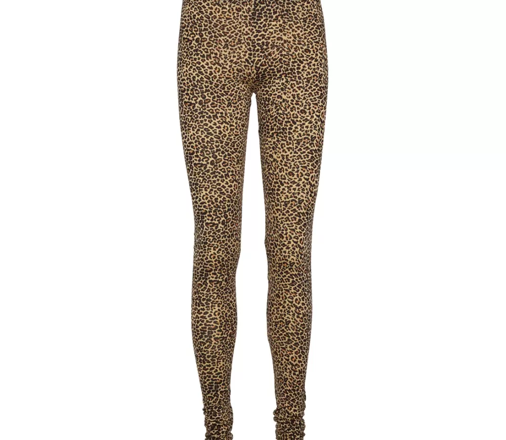 MarMar Copenhagen Bukser & Leggings>Leo Leg W, Leggings Brown Leo