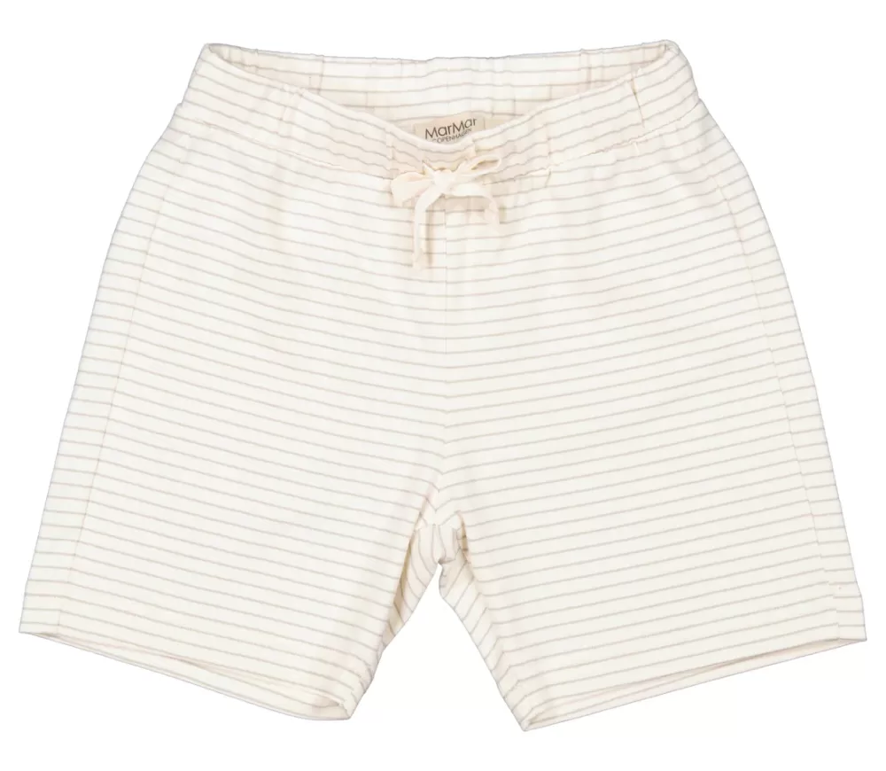 MarMar Copenhagen Underdele>Paulo, Shorts White Sage Stripe