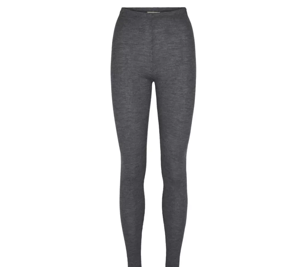 MarMar Copenhagen Strik>Pippi W, Leggings Mid Grey Melange