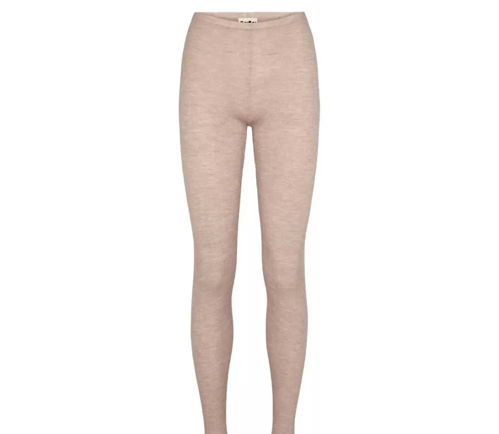 MarMar Copenhagen Strik>Pippi W, Leggings Nougat Melange