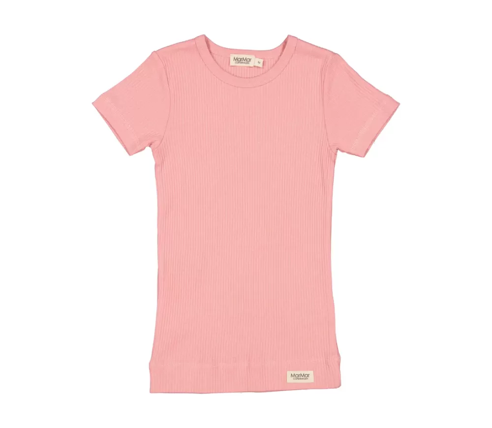 MarMar Copenhagen Overdele>Plain Tee Ss, T-Shirt Pink Delight