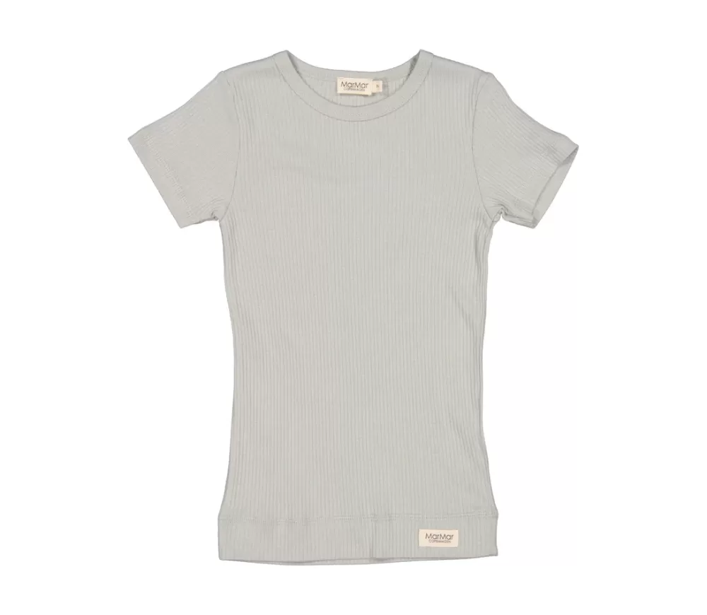 MarMar Copenhagen Overdele>Plain Tee Ss, T-Shirt Chalk