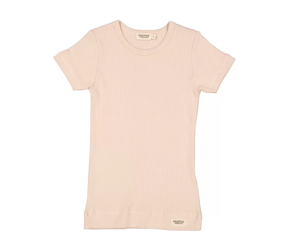 MarMar Copenhagen Overdele>Plain Tee Ss, T-Shirt Rose Moon