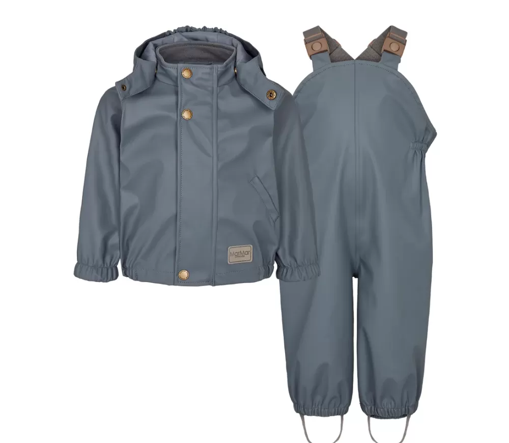 MarMar Copenhagen Regntøj>Rainwear Set Oddy, Regntøj Stormy Blue