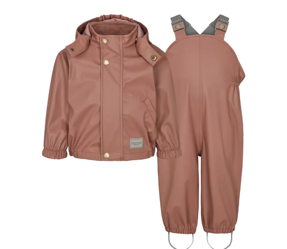 MarMar Copenhagen Regntøj>Rainwear Set Oddy, Regntøj Tawny Rose