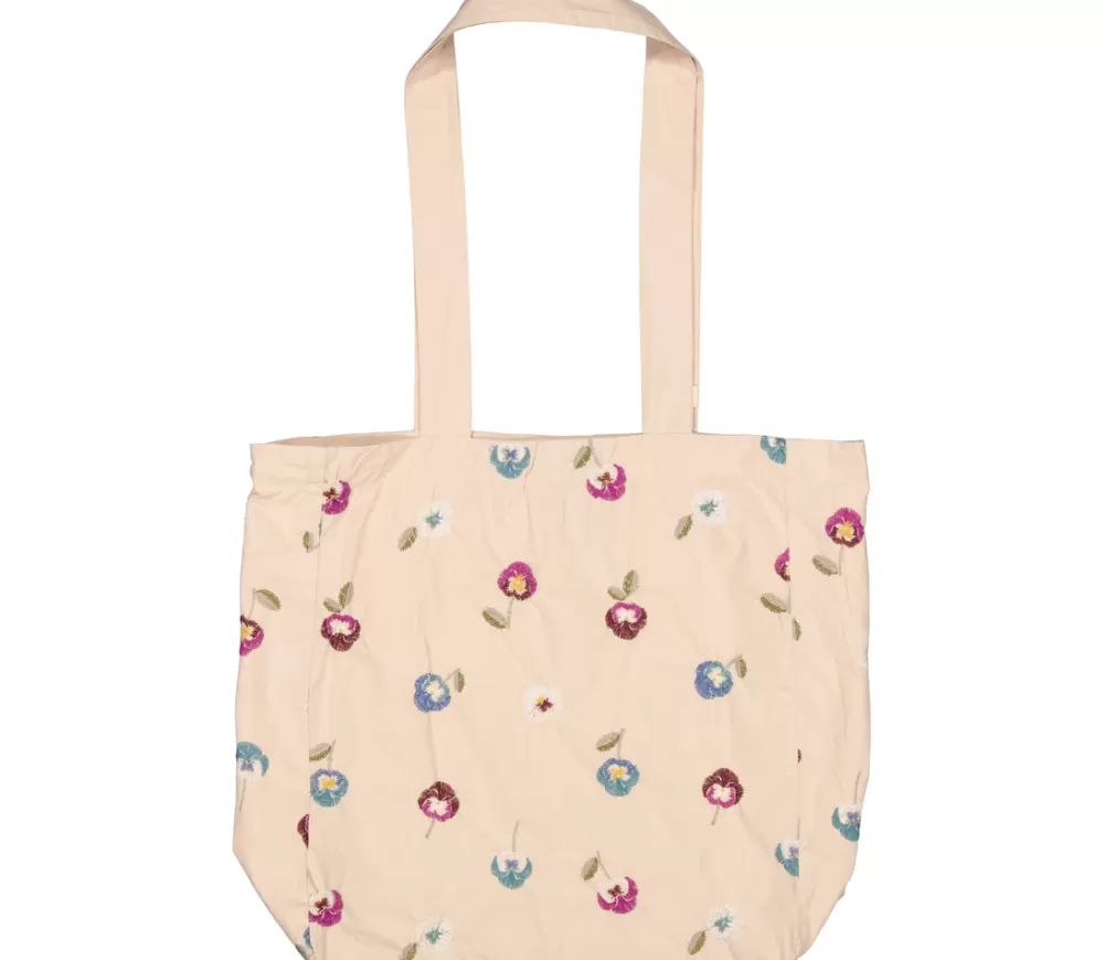 MarMar Copenhagen Accessories>Shopper, Taske Pansy Embroidery