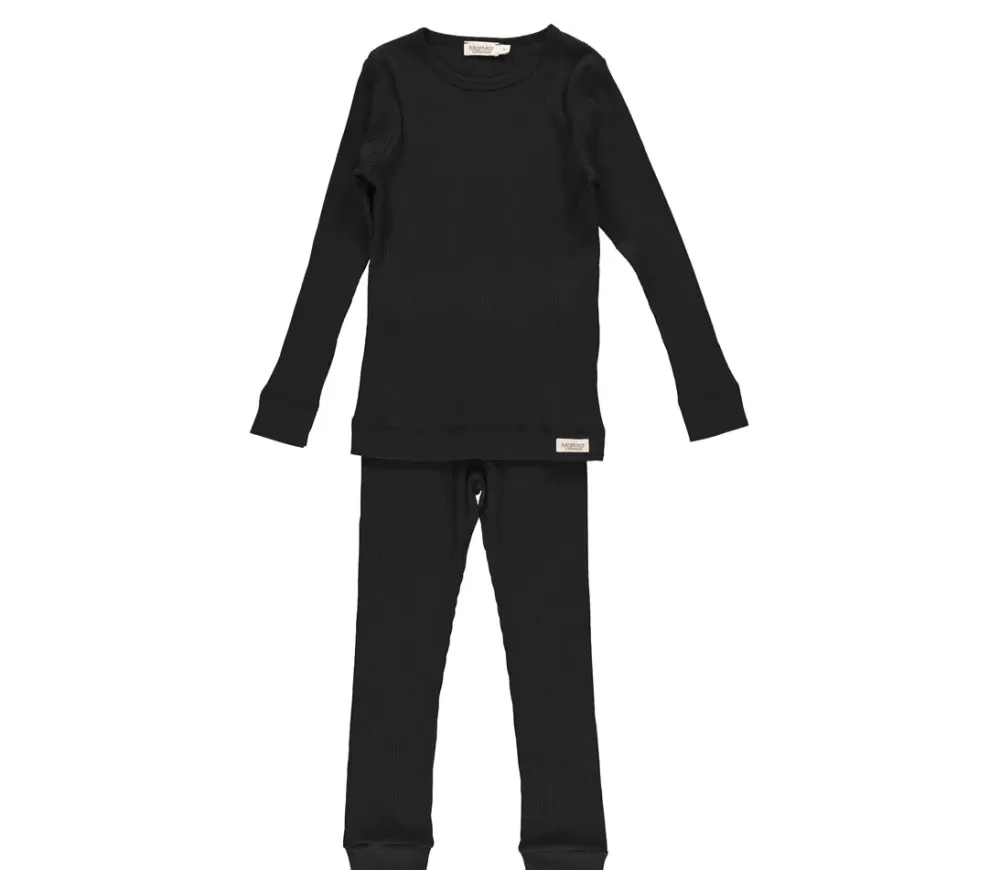 MarMar Copenhagen Nattøj>Sleepwear (Set Tee+Leg), Nattøj Black