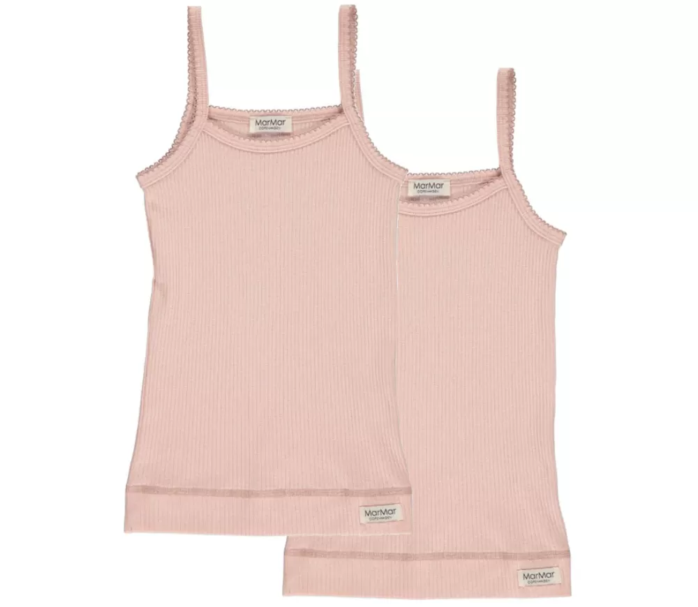 MarMar Copenhagen Undertøj>Strap Vest 2-Pack, Undertøj Rose