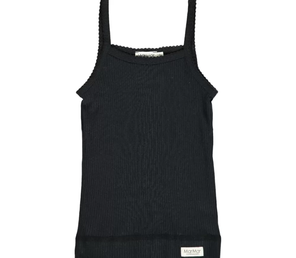 MarMar Copenhagen Undertøj>Strap Vest 2-Pack, Undertøj Black