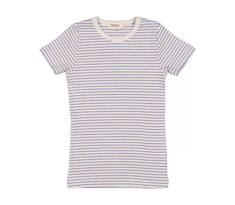 MarMar Copenhagen Overdele>Tago, T-Shirt Space Blue Stripe