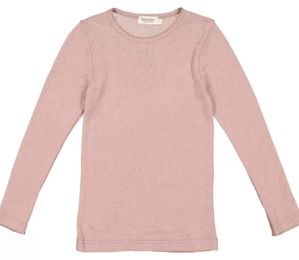 MarMar Copenhagen Uld>Tamra, T-Shirt Burnt Rose