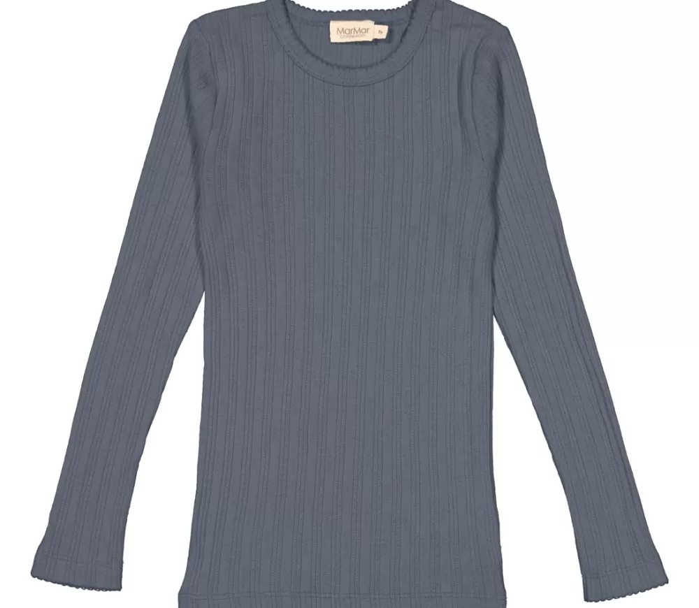 MarMar Copenhagen Overdele>Tamra, T-Shirt Stormy Blue