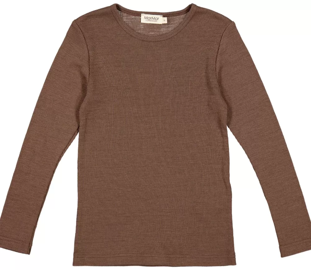 MarMar Copenhagen Overdele>Tamra, Uld Rib Bluse Terre