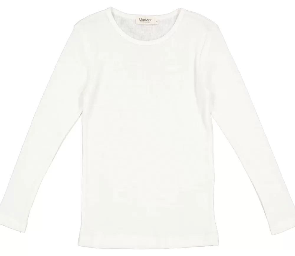 MarMar Copenhagen Uld>Tamra, Uld Rib Bluse Natural