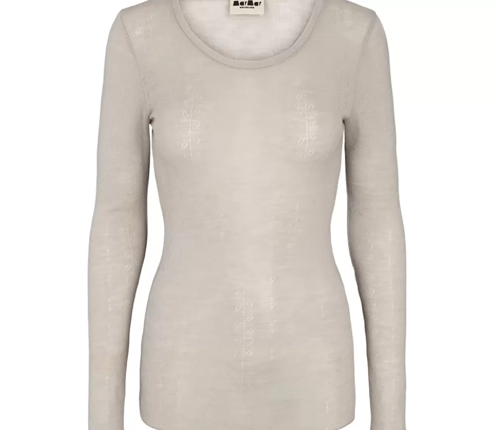 MarMar Copenhagen Uld>Tamra W, T-Shirt Soft Dove