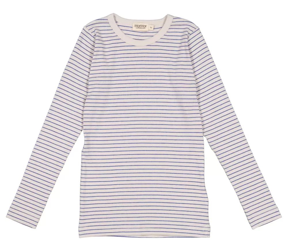 MarMar Copenhagen Overdele>Tani, T-Shirt Space Blue Stripe