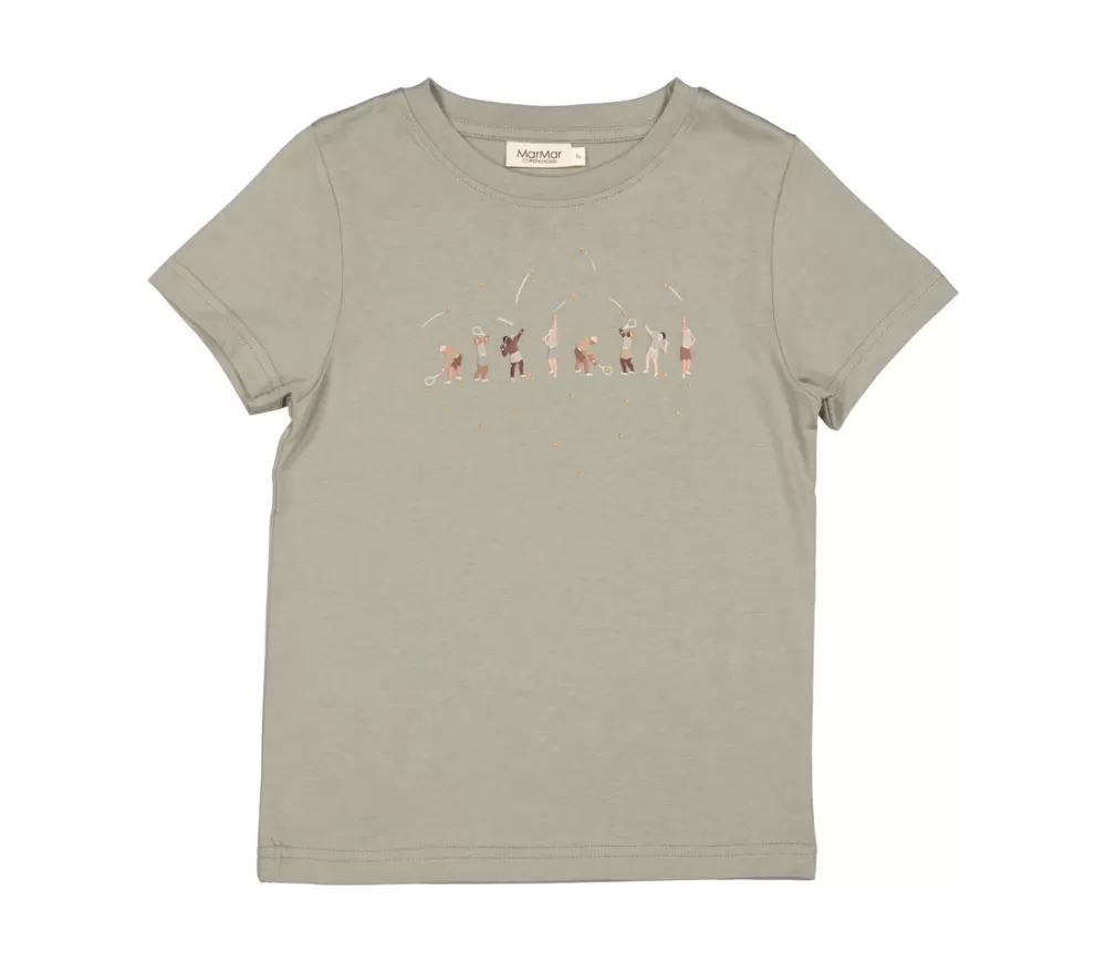 MarMar Copenhagen Overdele>Ted, T-Shirt Sage Incense