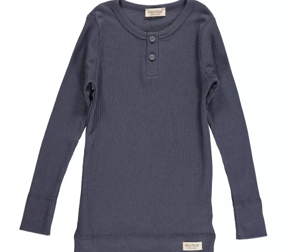 MarMar Copenhagen Overdele>Tee Ls, T-Shirt Blue