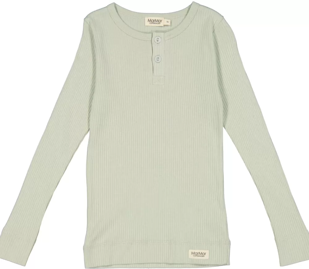 MarMar Copenhagen Overdele>Tee Ls, T-Shirt White Sage