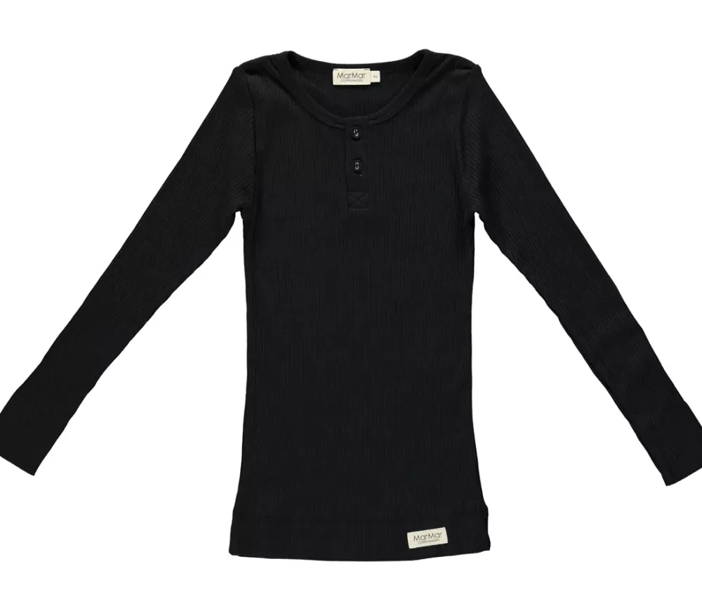 MarMar Copenhagen Overdele>Tee Ls, T-Shirt Black