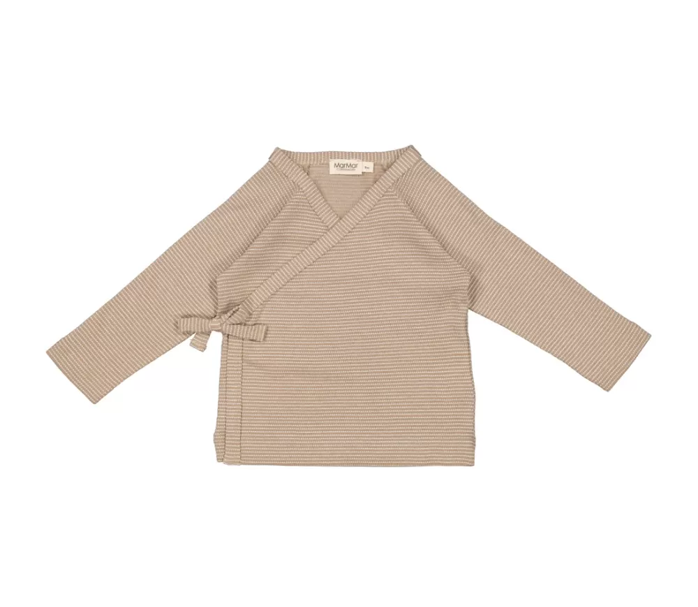 MarMar Copenhagen Overdele>Tesla, Bluse Sandstone Stripe